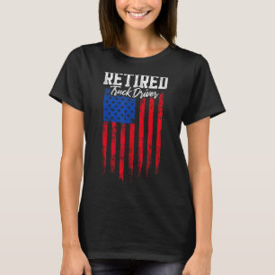 Retired Truck Driver Trucker Retirement T-Shirt