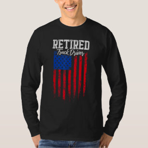 Retired Truck Driver Trucker Retirement T-Shirt