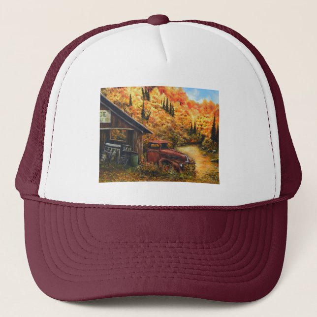 Retired Truck Trucker Hat (Front)