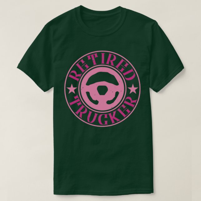Retired Trucker 2 T-Shirt (Design Front)