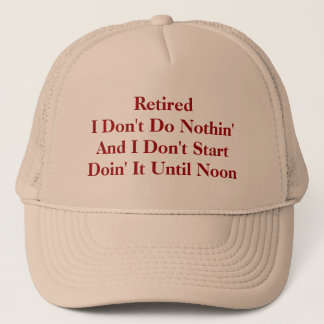 Retired Trucker Hat