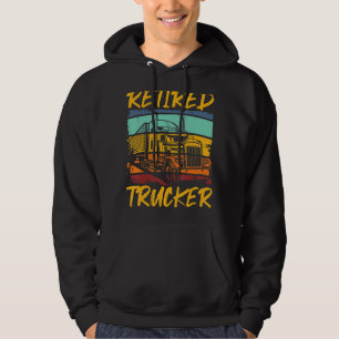 Retired Trucker Hoodie