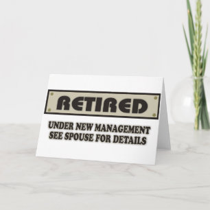 RETIRED. Under New Management Card