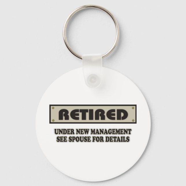 RETIRED. Under New Management Key Ring (Front)