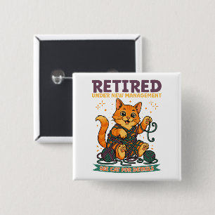 Retired Under New Management See Cat For Details 15 Cm Square Badge
