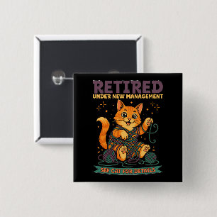 Retired Under New Management See Cat For Details 15 Cm Square Badge
