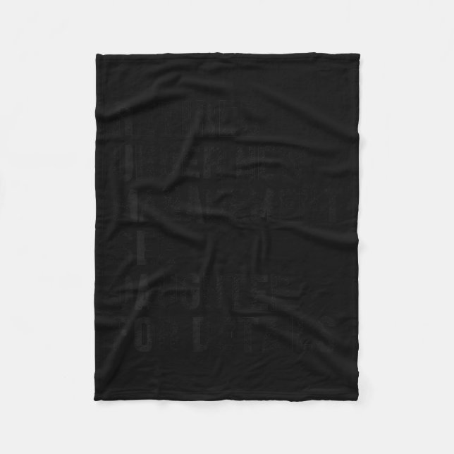 Retired Under New Management See Daughter For Deta Fleece Blanket (Front)