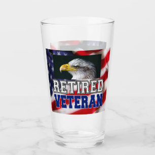 Retired Veteran Glass