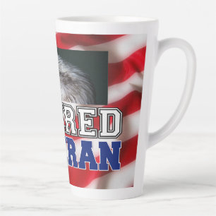 Retired Veteran Latte Mug