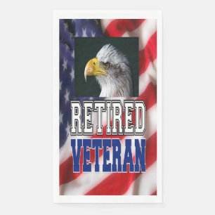 Retired Veteran Napkin
