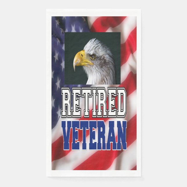 Retired Veteran Napkin (Front)