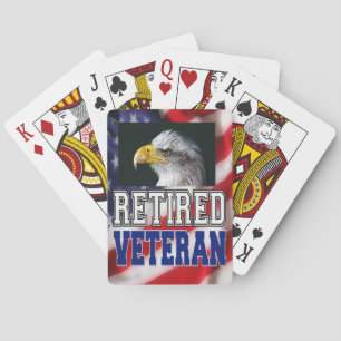 Retired Veteran Playing Cards