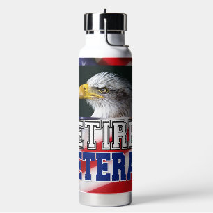 Retired Veteran Water Bottle