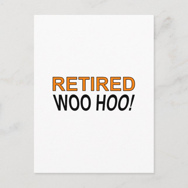 Retired Woo Hoo Postcard (Front)