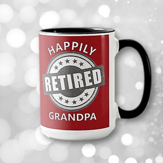Retiree Gift! Retired Grandpa Gift Mug (Creator Uploaded)