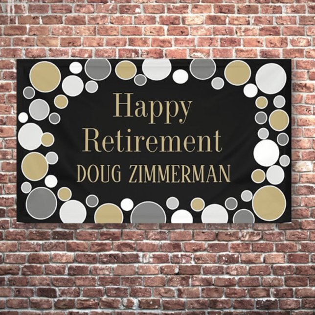 Retiree party! Personalised Retirement Banner (Creator Uploaded)