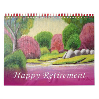 Retirement 2016 Calendar Cherry Green Garden Art