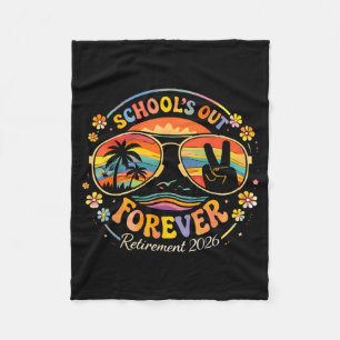Retirement 2026 Funny Retired Life Retirement 2026 Fleece Blanket