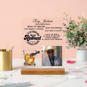 Retirement Acrylic Sign