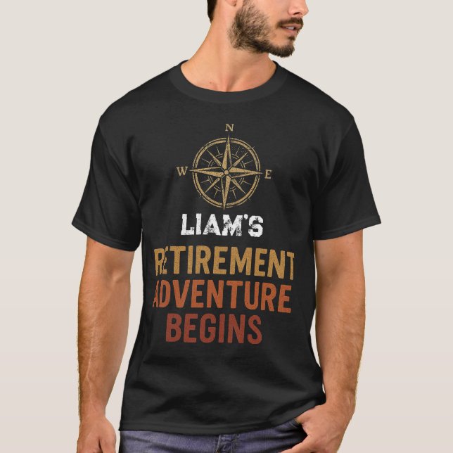 Retirement adventure begins, retired T-Shirt (Front)