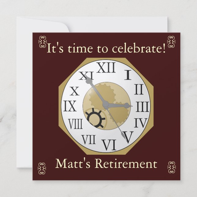 Retirement Announcement (Front)