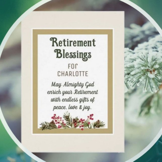  Retirement Blessings for Friend Card (Creator Uploaded)