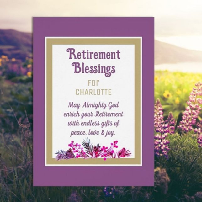  Retirement Blessings for Friend Card (Creator Uploaded)