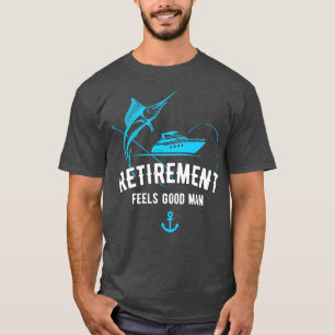 Retirement Boat Fishing Funny Fisherman Design T-Shirt