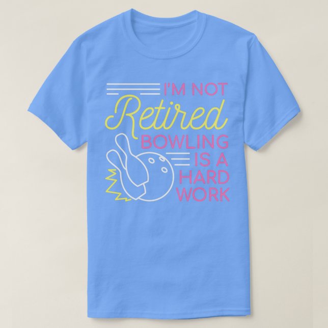 Retirement Bowling T-Shirt (Design Front)