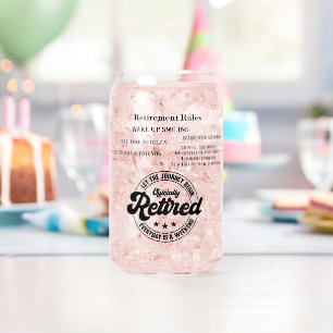 Retirement Can Glass