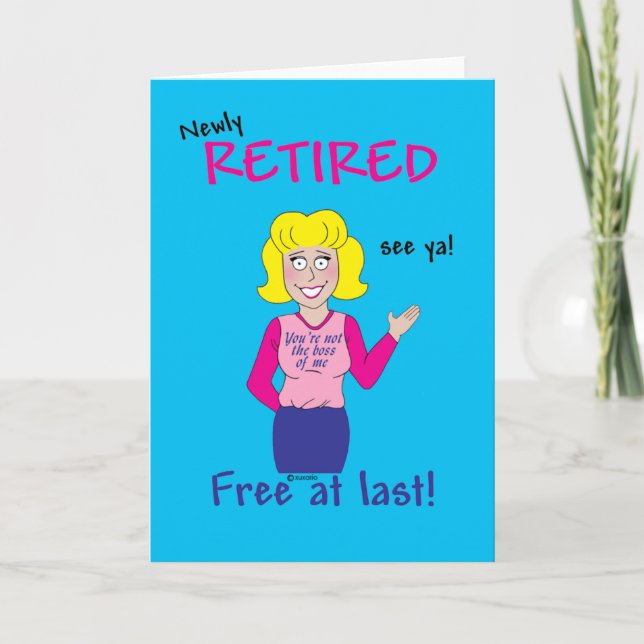 Retirement Card (Front)