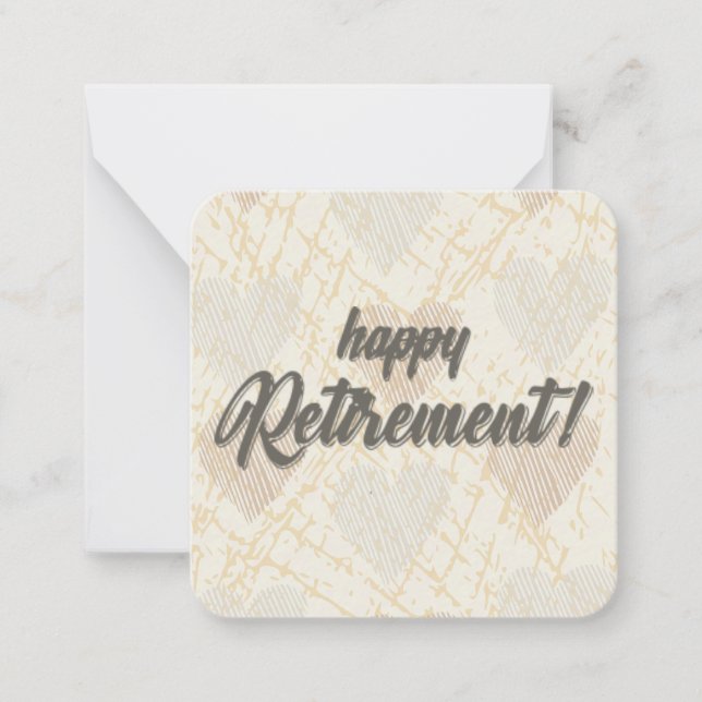 Retirement  card (Front)