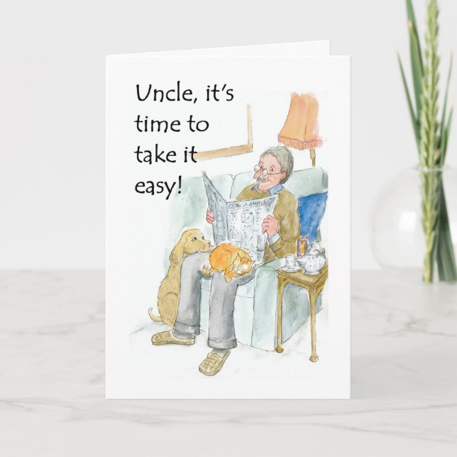 Retirement Card for an Uncle (Front)
