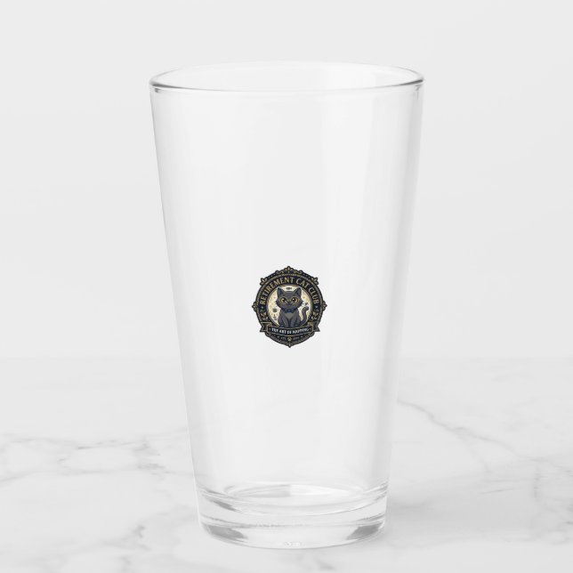 Retirement Cat Cat Dad Gift Idea - Retirement Cat  Glass (Front)