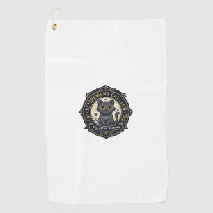 Retirement Cat Cat Dad Gift Idea - Retirement Cat  Golf Towel