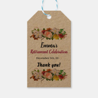 Retirement Celebration Tag