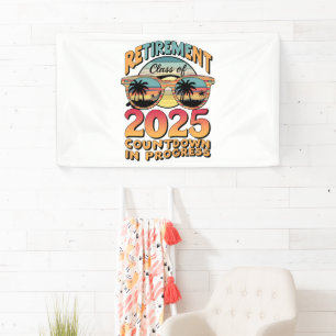 Retirement Class Of 2025 Countdown In Progress Banner