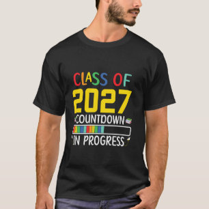 Retirement Class Of 2027 Count Down Progress Retir T-Shirt