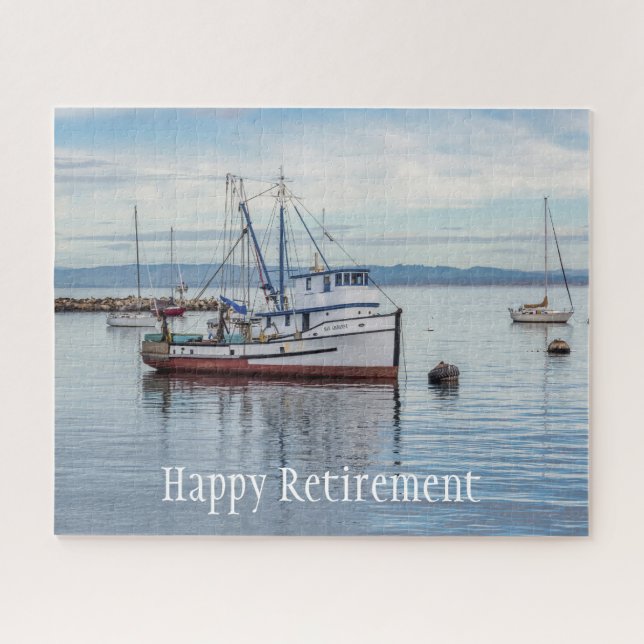 Retirement Commercial Fishing Boat Fisherman Jigsaw Puzzle (Horizontal)