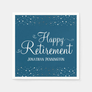 Retirement Confetti Napkins