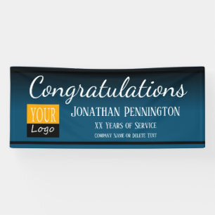 Retirement Congratulations Add Your Logo Banner