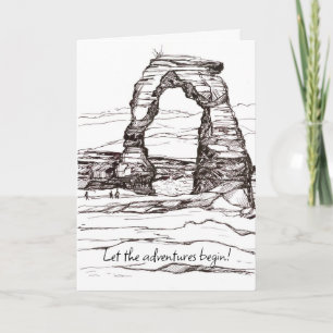 Retirement Congratulations Delicate Arch Adventure Card