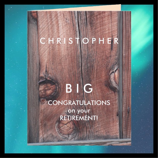 Retirement Congratulations Old Red Barn Big Jumbo Card (Creator Uploaded)