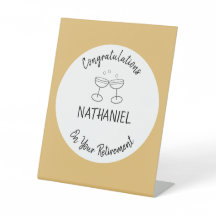 Retirement Congratulations Personalised Party