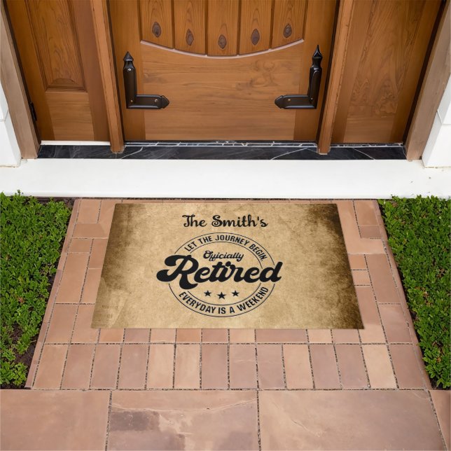 Retirement  doormat (Outdoor)
