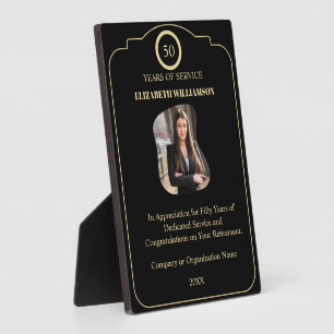 Retirement Employee Years Of Service Photo Awards  Plaque