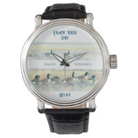 Retirement Enjoy Your Day Bird Lover Watch