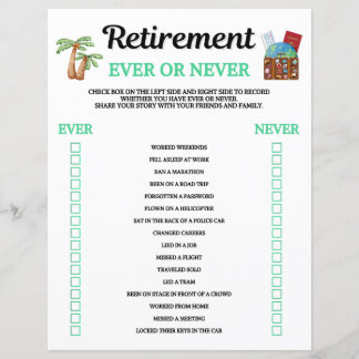 Retirement Ever Or Never Game