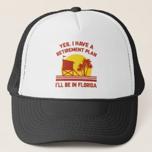 Retirement Florida Trucker Hat