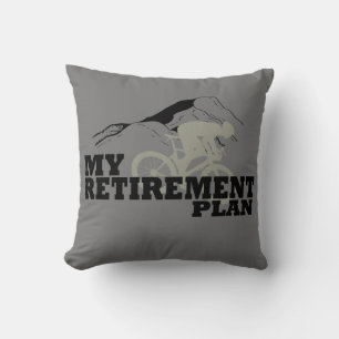 Retirement for Cycler gift Cushion